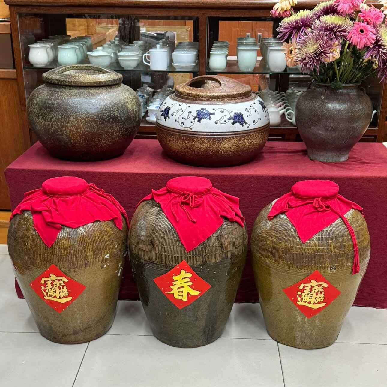 Jarres en Terre Cuite Wulong Vieilli