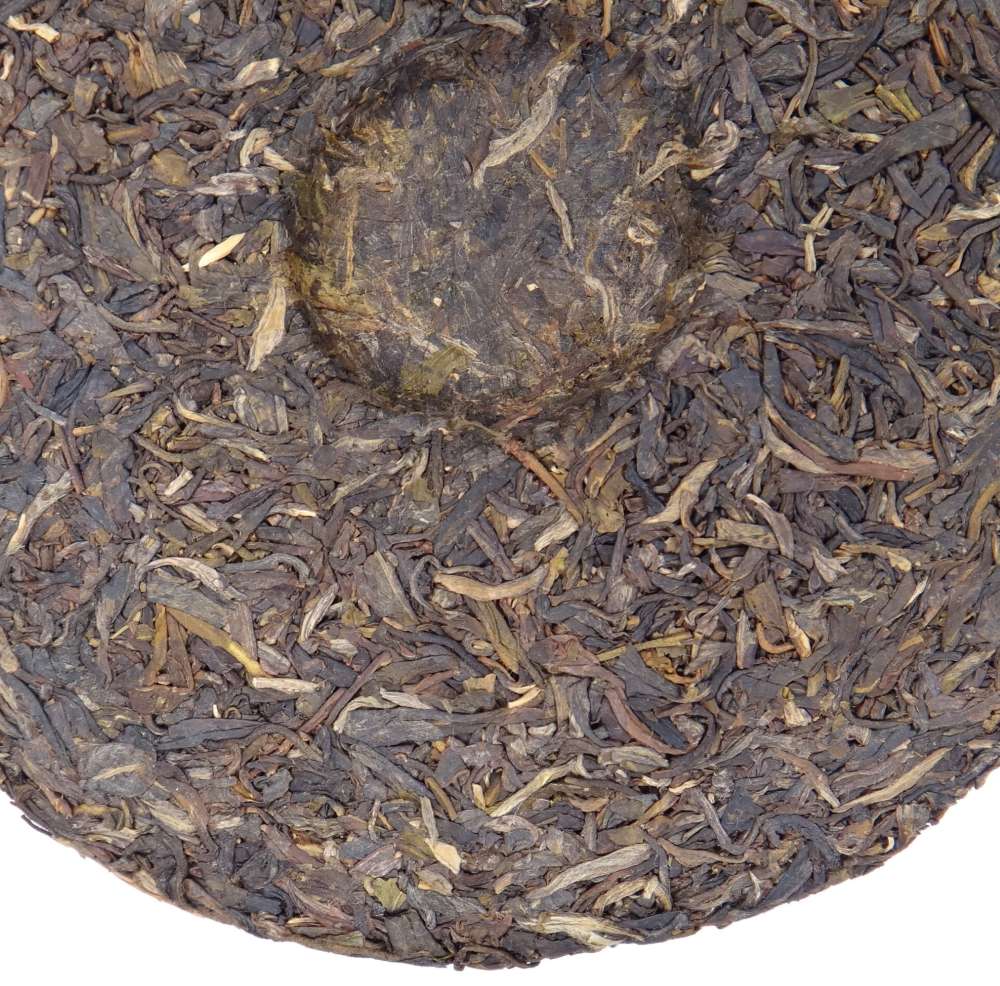 Fu Lu Yuan Cha 2021 - Pu'er Brut de Deng Shi Hai - détail de la galette