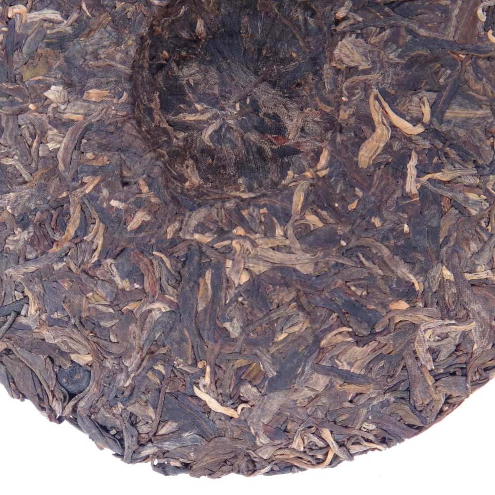 Galette de Pu'er Brut Qing Feng 2018 de Bulangshan - détail
