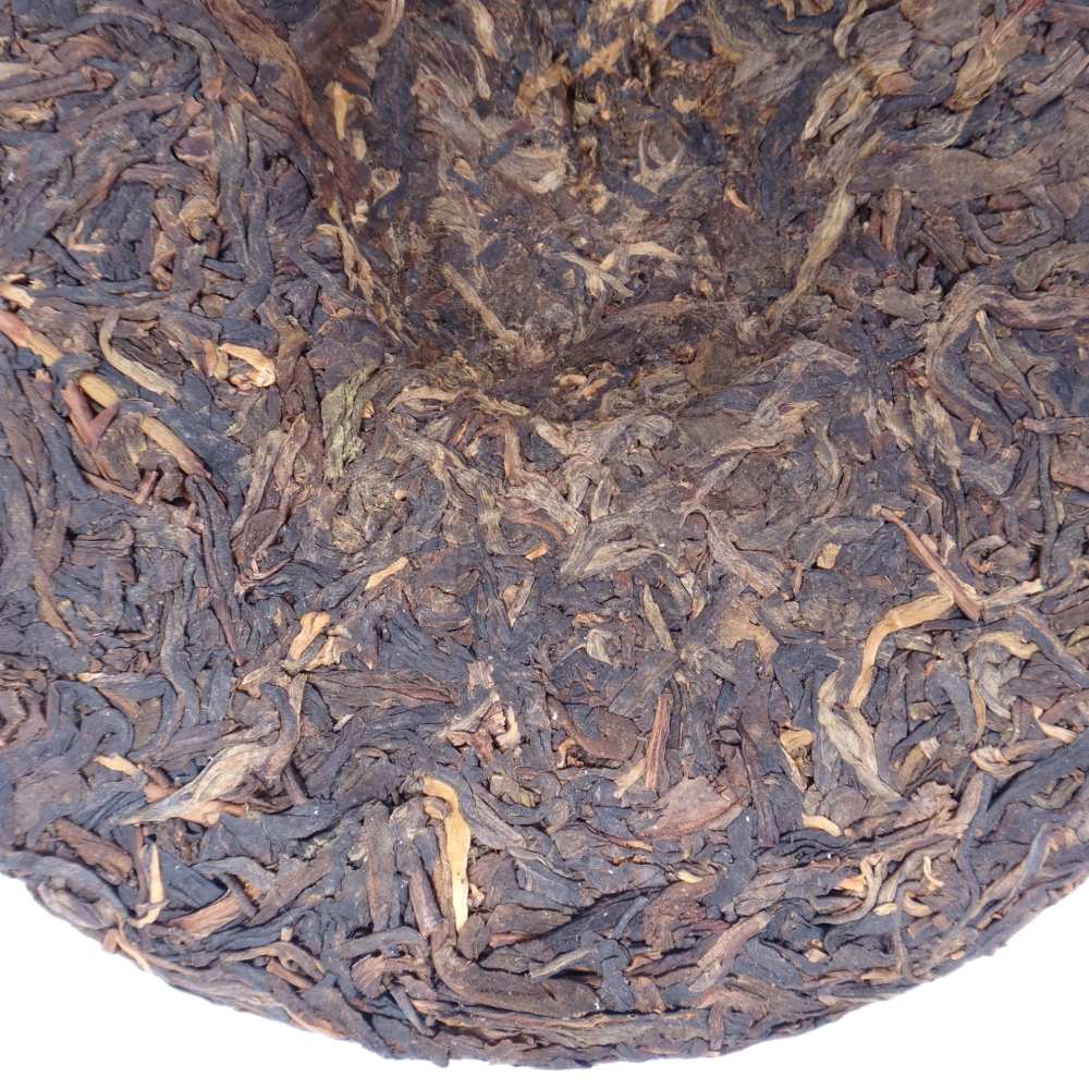 Galette de Pu'er Brut de Thaîlande de Ming Lee - "Classic" 2008 - détail