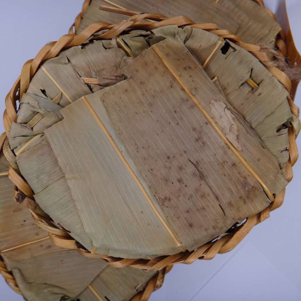 Thé Sombre Ancha 2018 (Liu'An), Panier Vu de Dessus