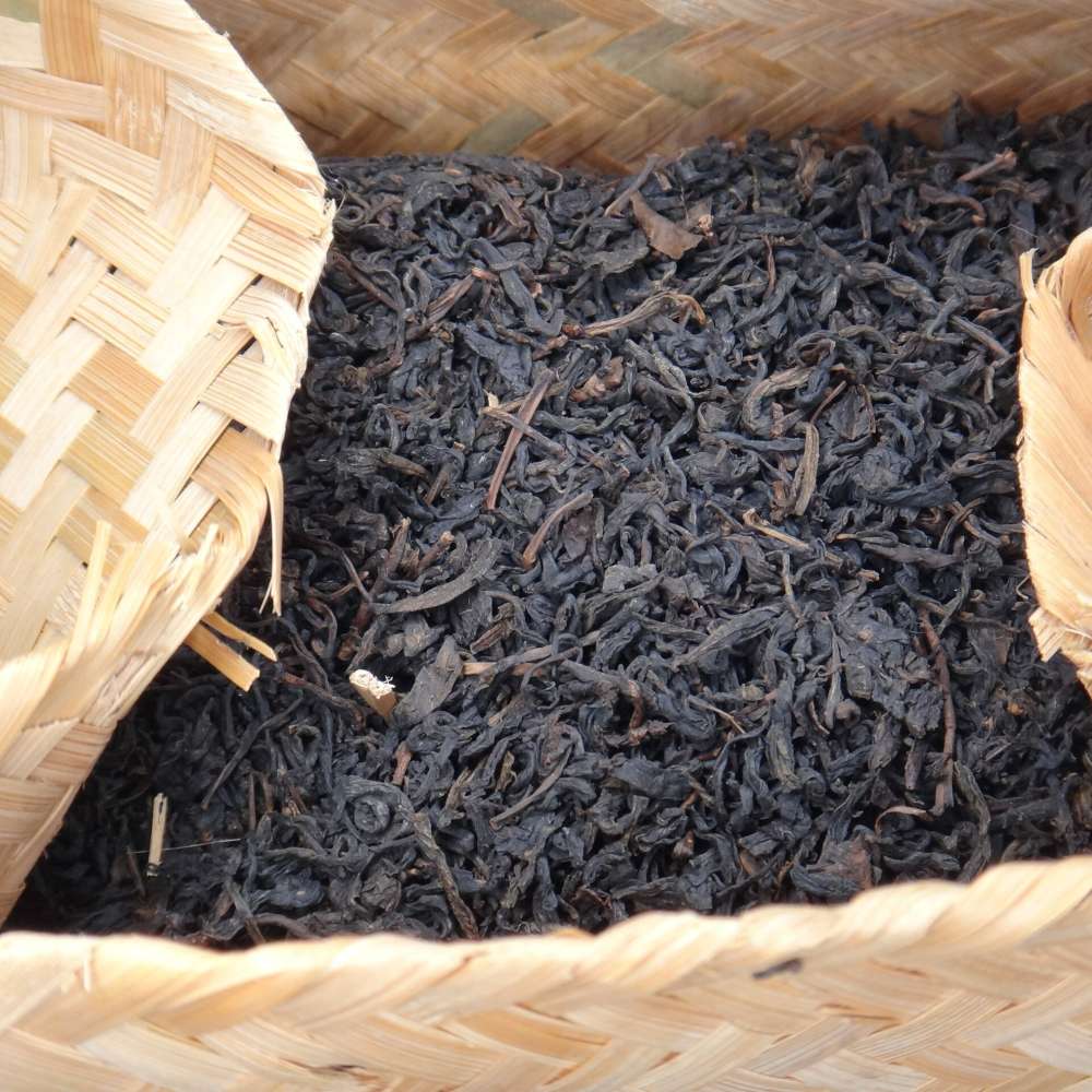 Thé Sombre Tian Jian Théiers Sauvages 2012 - Panier Ouvert