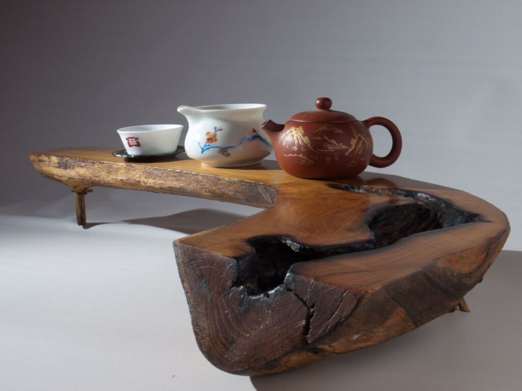 Gong Fu Cha avec petite théière de Yixing, verseuse et tasse