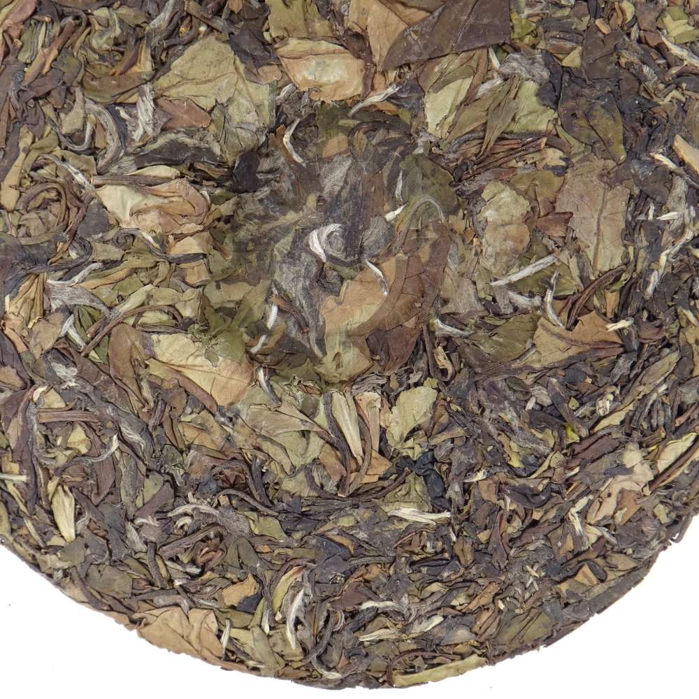 Feuilles compressées de la galette de Shou Mei 2021 de Taimushan